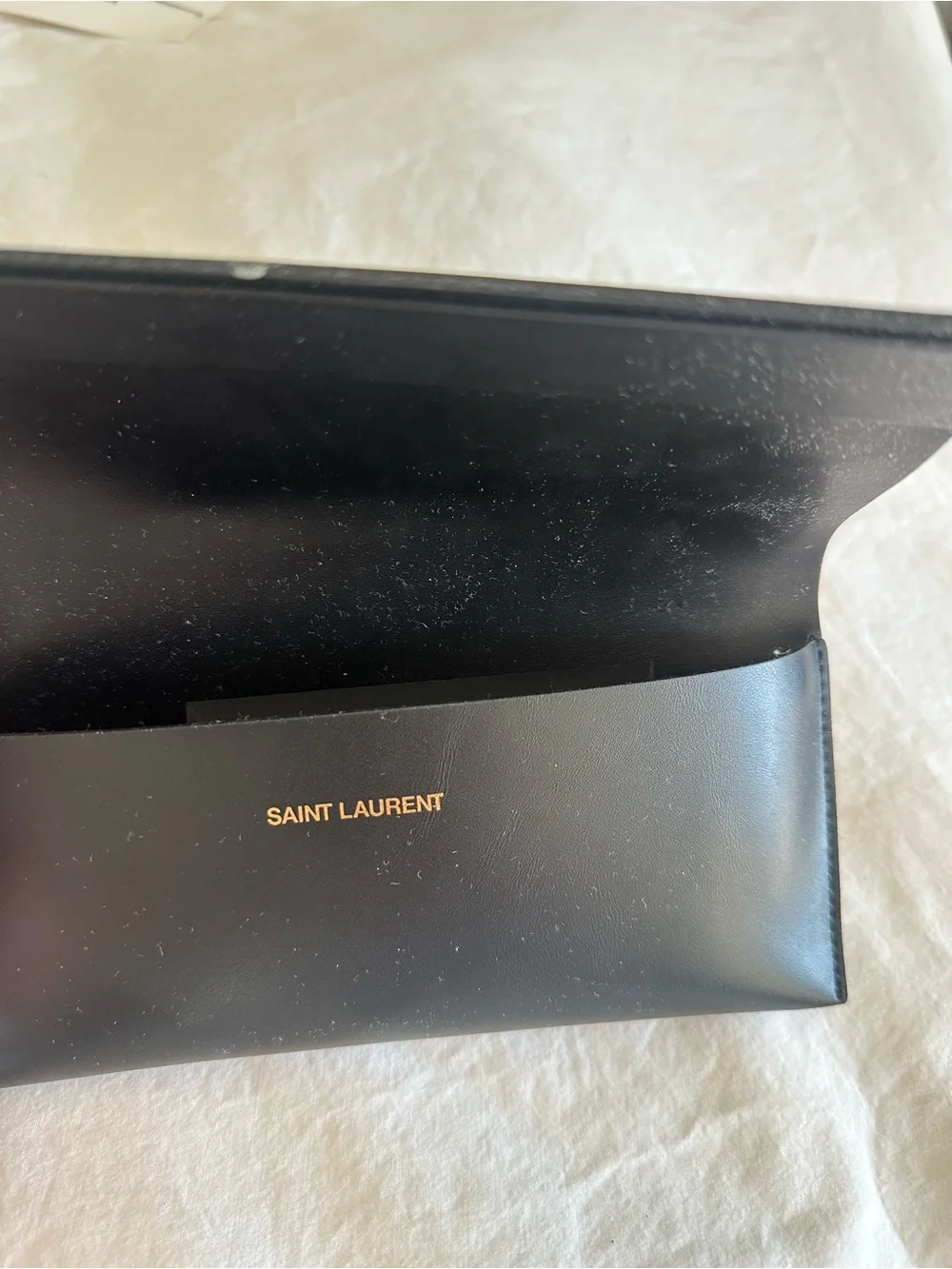 Saint Laurent Black Sunglasses with Gold Detail